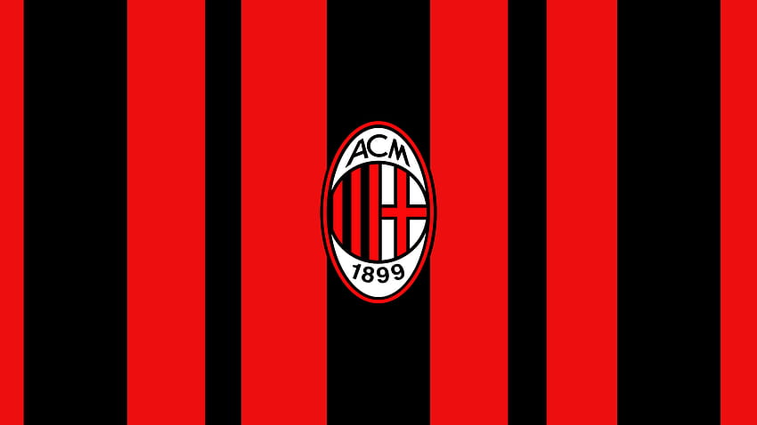 A.C. Milan, soccer, acmilan, logo, football HD wallpaper