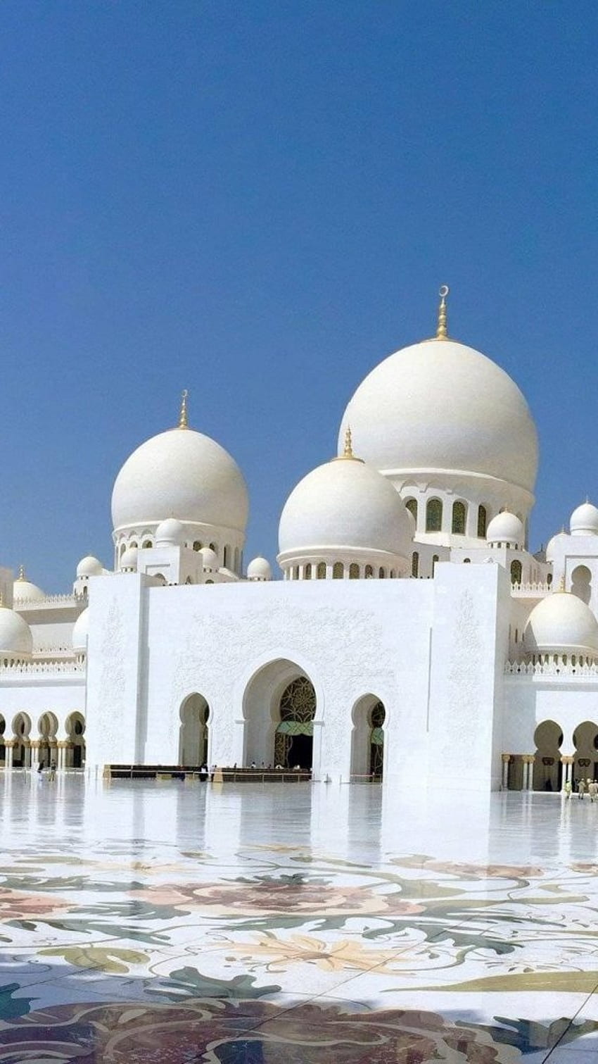 Islamico, cielo blu, priorità bassa della moschea Sfondo del telefono HD