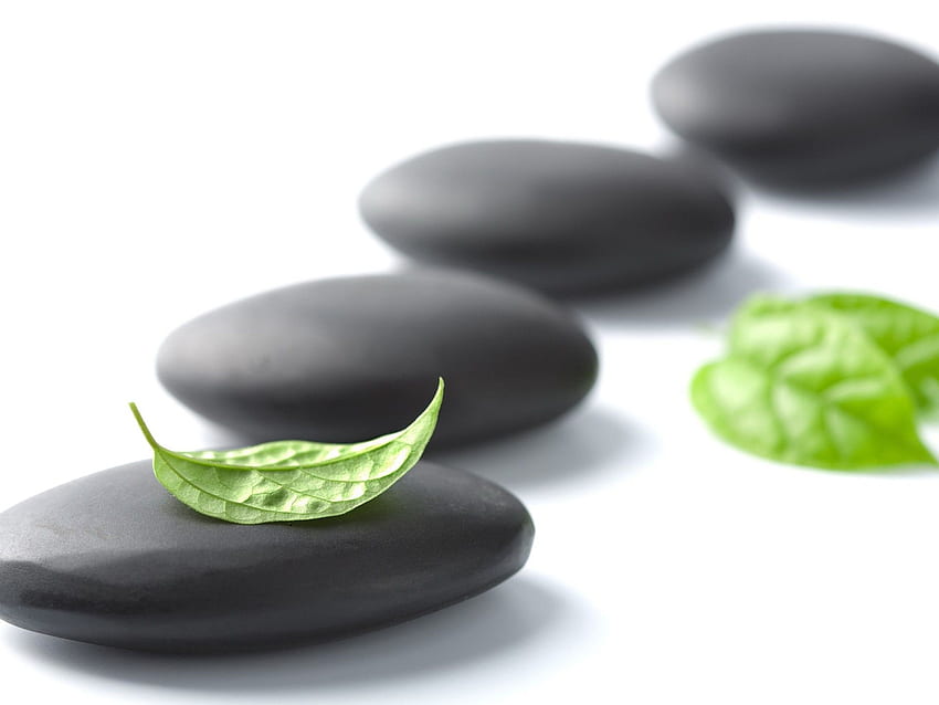 Zen-Natur-Steine ​​Naturgraphik-Hintergrund - Massage-Steine ​​- u. Hintergrund HD-Hintergrundbild