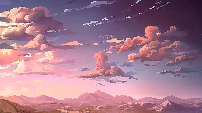 핑크 애니메이션 미학 - 최고의 애니메이션, 핑크 자연 미학 HD 월페이퍼