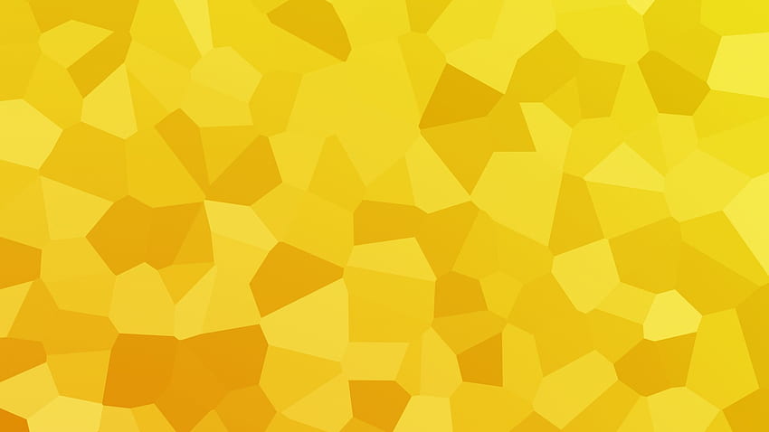 Yellow pieces, abstract, geometric , , Dual Wide, , Yellow Banner HD wallpaper