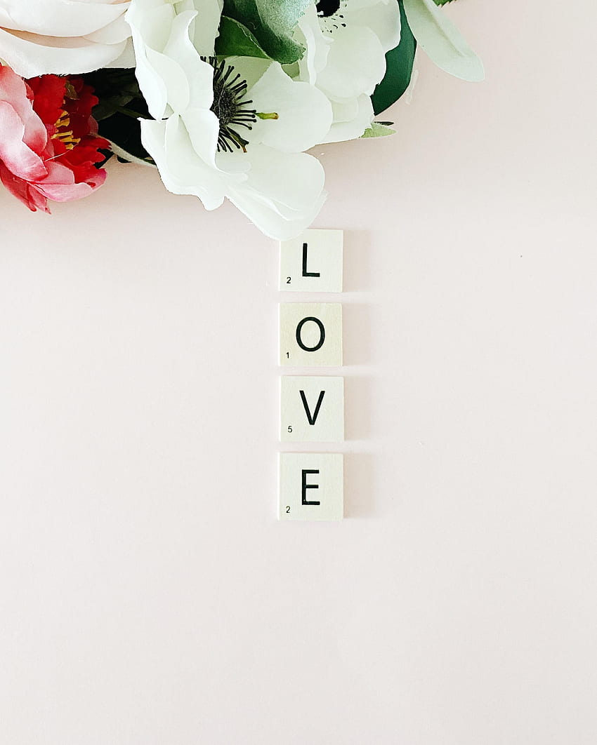 Flowers, Love, Words, Spring HD phone wallpaper
