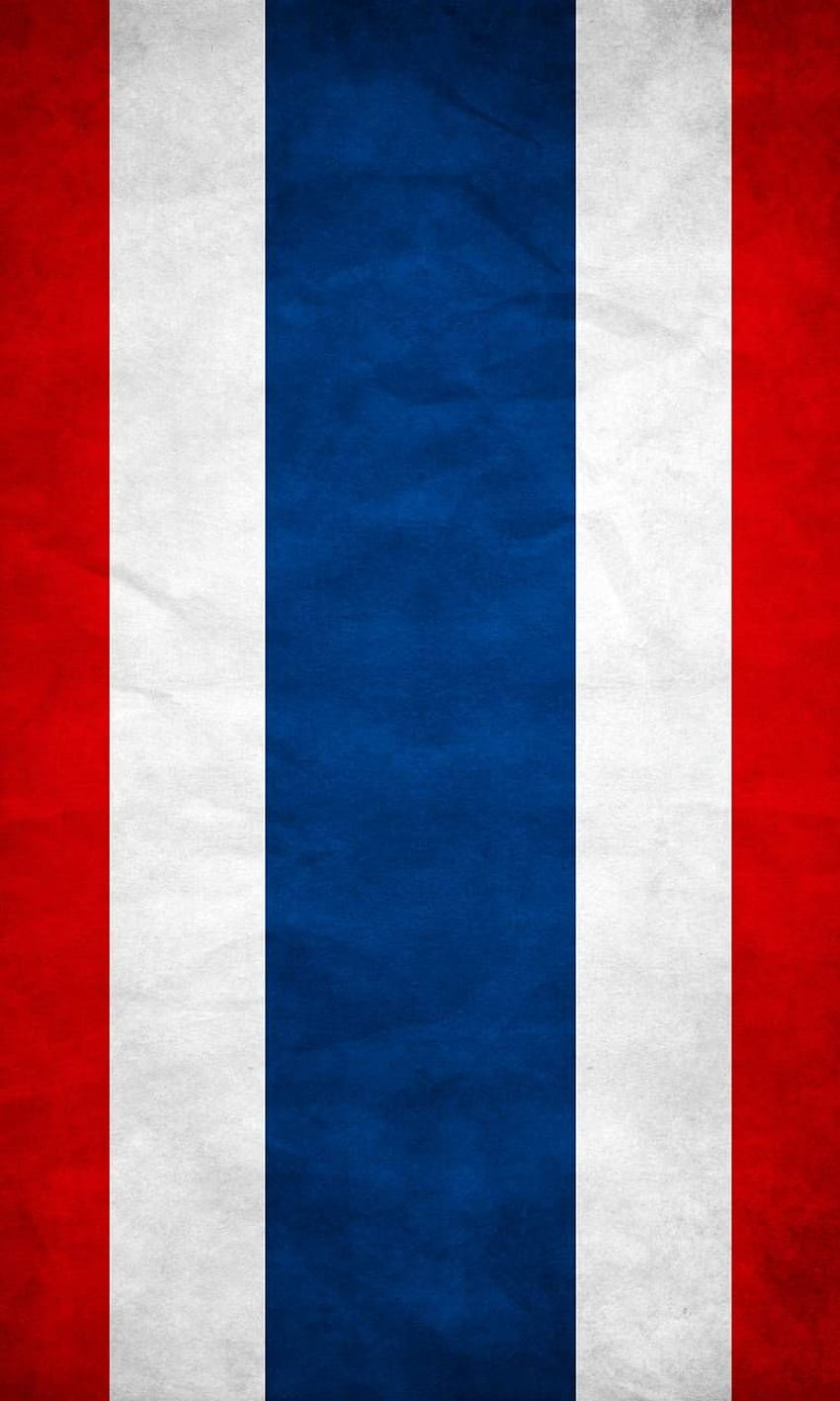 Tailandia, bandera de Tailandia fondo de pantalla del teléfono