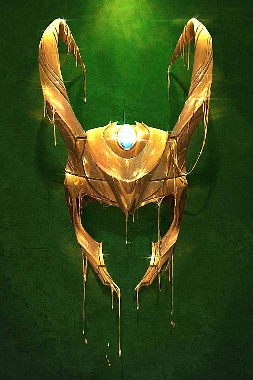 Capacete Loki, Loki Fan Art Papel de parede de celular HD