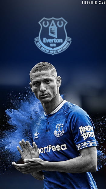 Richarlison Everton Wallpaper | Everton fc, Everton, Everton football club