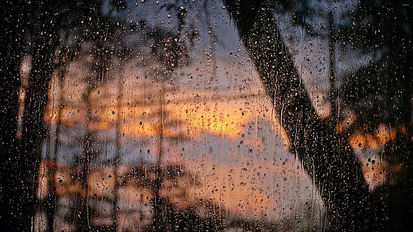 หน้าต่างฝนตก ฝนตกบนหน้าต่าง วอลล์เปเปอร์ HD