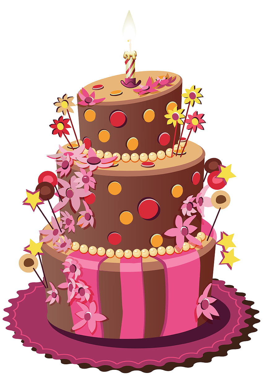 Download Cartoon Cake Png - Happy Birthday Cake Cartoon PNG Image with No  Background - PNGkey.com