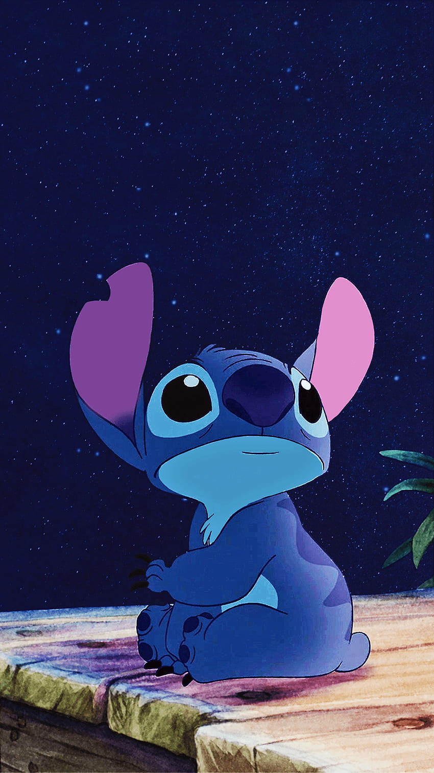 Cute Stitch, azul eléctrico, magenta fondo de pantalla del teléfono