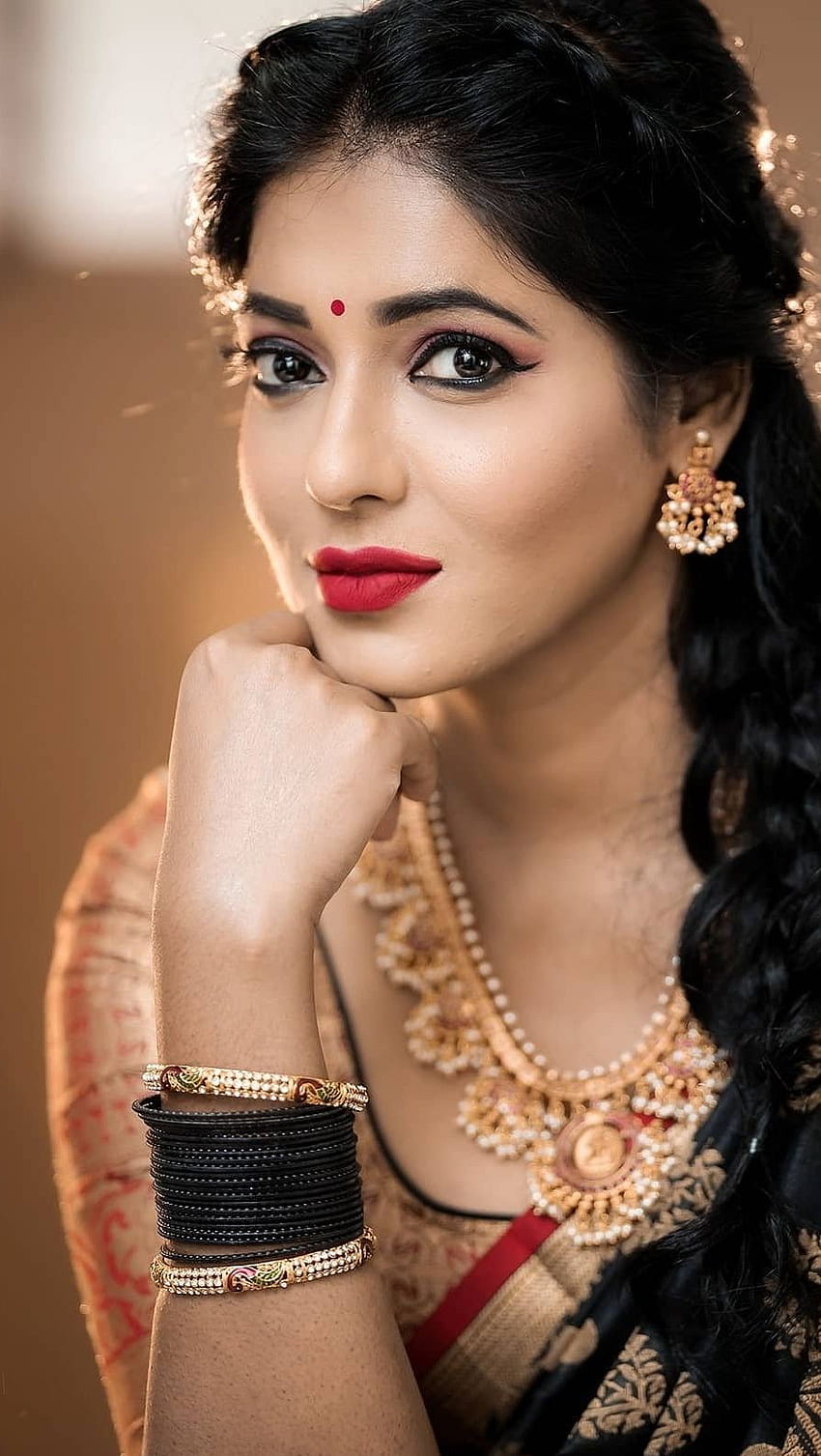 Reshma pasupuleti, atriz tamil, beleza saree, reshma Papel de parede de celular HD