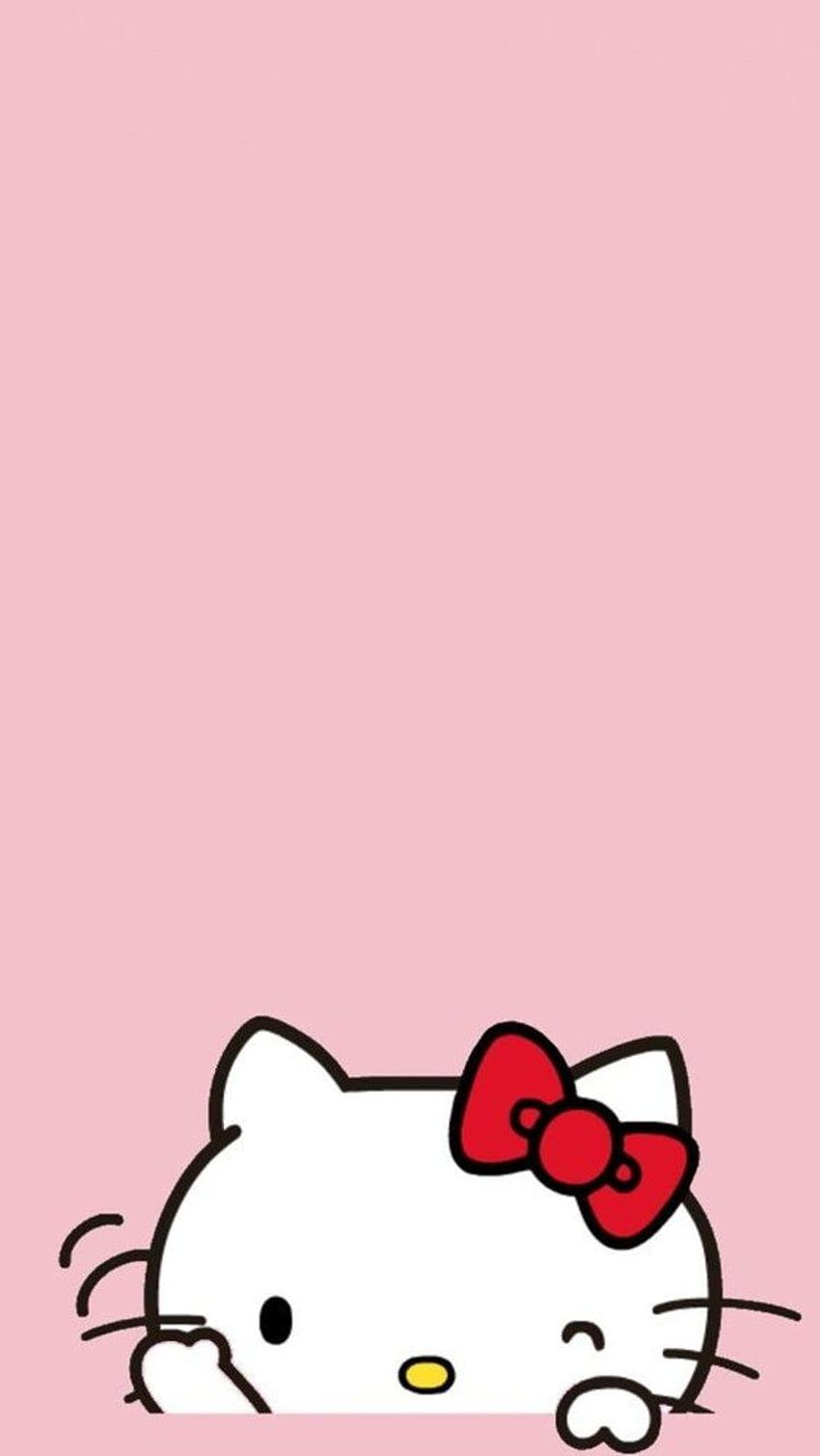 Hello Kitty na iPhone'a 6, twarz Hello Kitty Tapeta na telefon HD