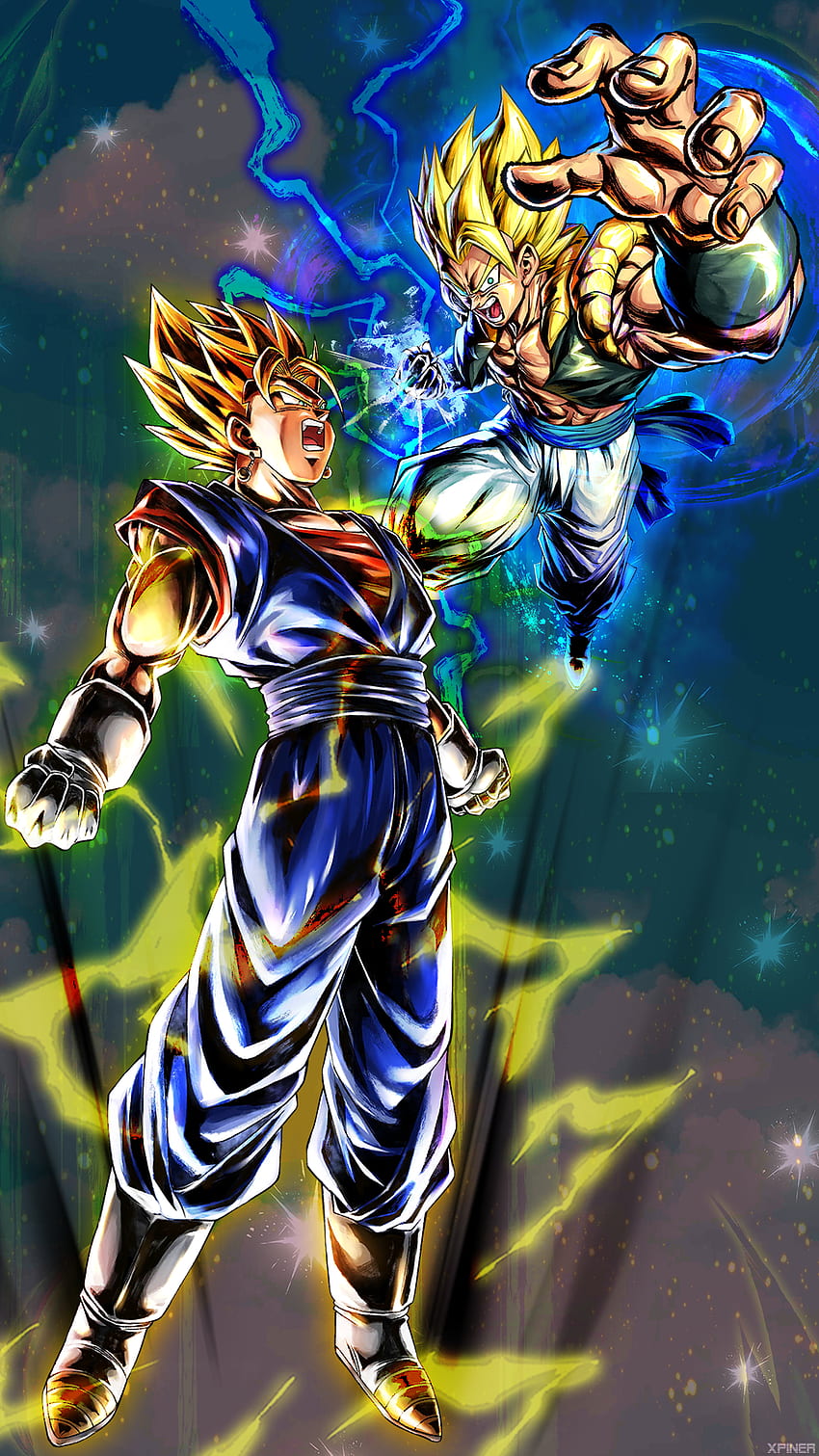 Just a simple Gogeta Blue Wallpaper I made for AMOLED screens :  r/DragonballLegends