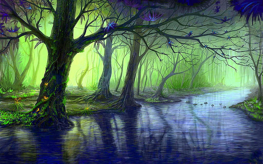 Lothlorien Forest Sketch by LightSings on DeviantArt