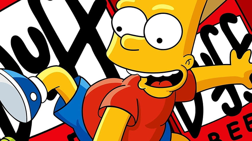 Красивите Симпсън Барт срещу_ света , 248 kB - Ривър, Хай Барт HD тапет