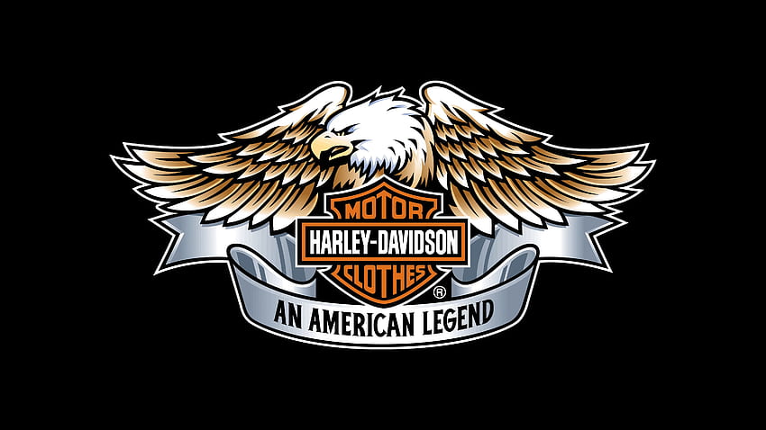 Harley Davidson Eagle Logo, Vélos Fond d'écran HD