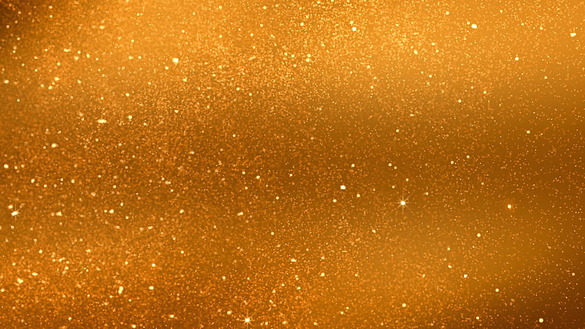 Rosnące Tło Złotych Cząstek. Tło wznoszącego się złotego brokatu i cząsteczek mieniących się jak gazowane bąbelki w piwie. 5312350 Zbiory Wideo w Vecteezy Tapeta HD
