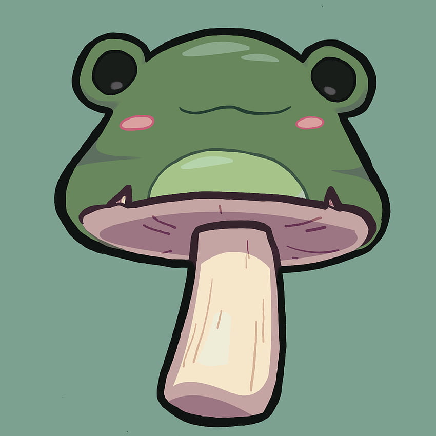 cute frog and mushroom wallpaperTikTok Search