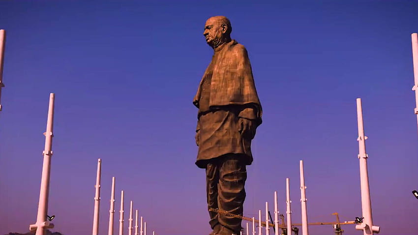 Statue of Unity. Sardar Patel Statue of Unity HD wallpaper