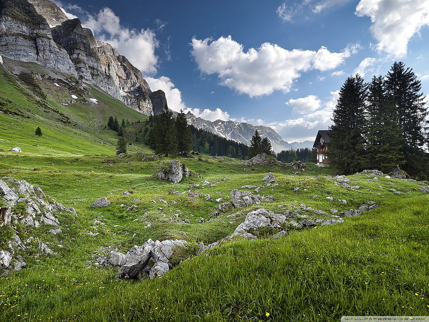 Alpstein Massif, Swiss Alps ❤ for Ultra, Swiss Countryside HD wallpaper