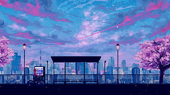 Let's Go Home - anime post  Cityscape wallpaper, Anime scenery