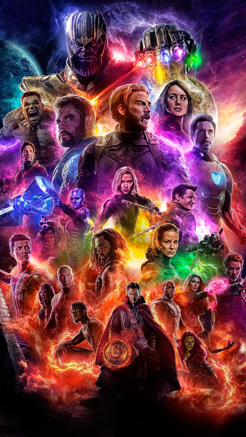 Avengers End Game (U) für Android - APK, Feuer-Endspiel HD-Handy-Hintergrundbild