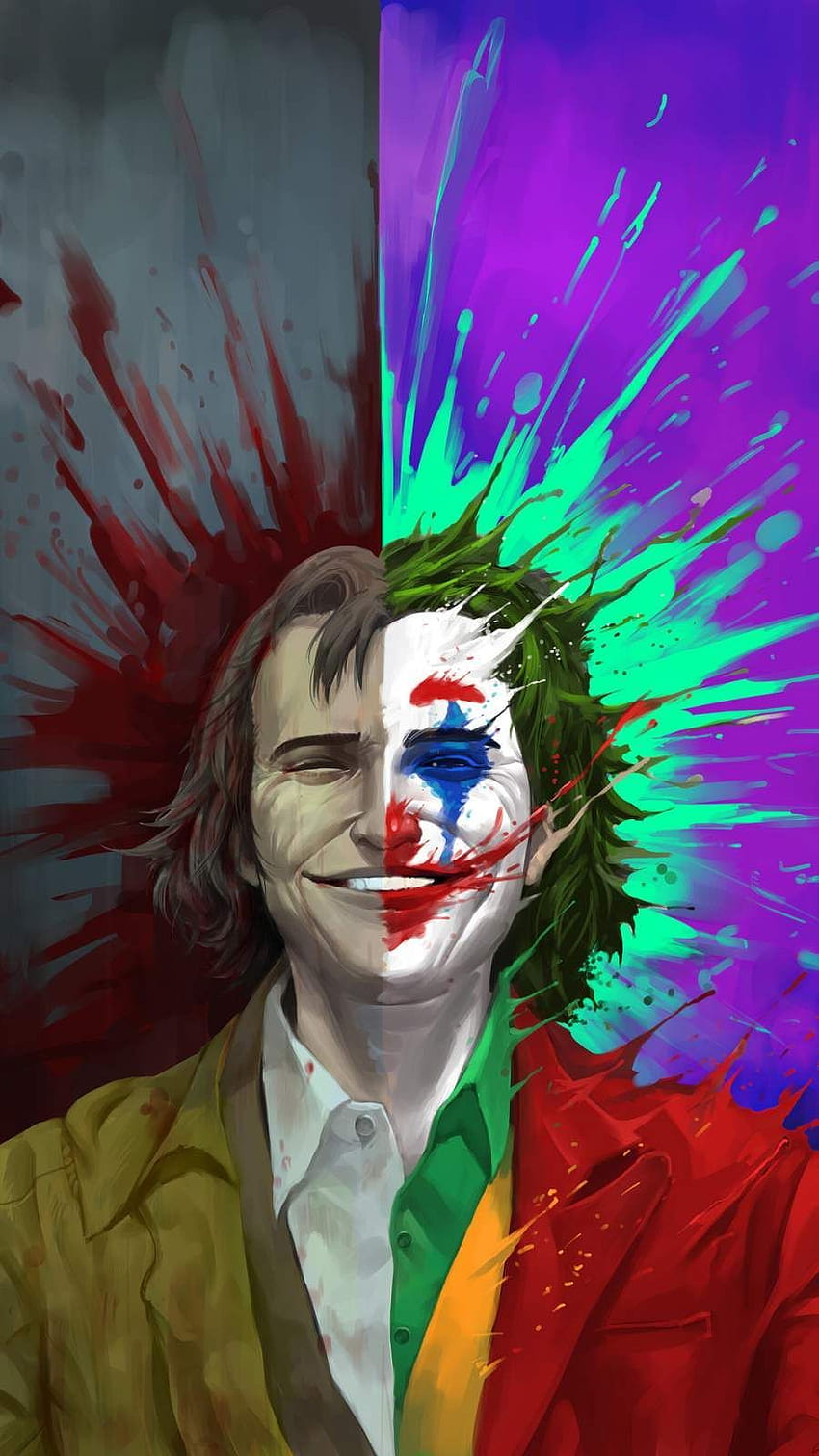 Arthur Fleck vs Joker iPhone . Joker. Joker HD phone wallpaper