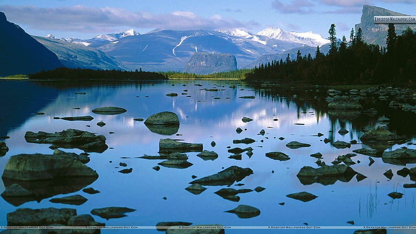 Laitaure Lake Suecia, Suecia Paisaje fondo de pantalla
