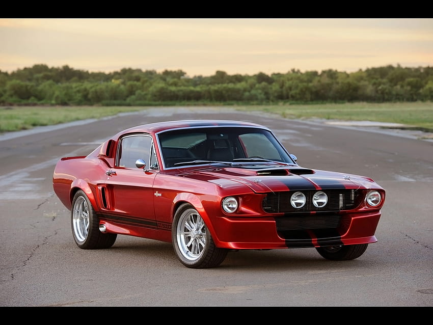 Mustang, Ford, Auto, rot HD-Hintergrundbild