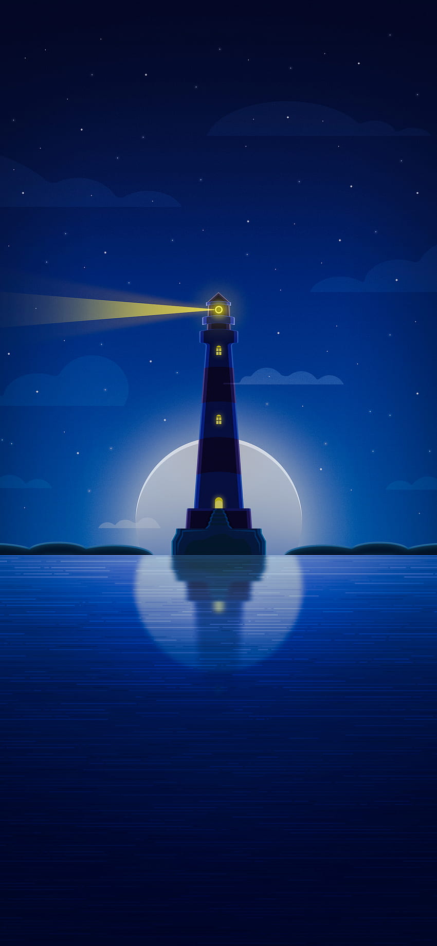 Tag Nacht Leuchtturm HD-Handy-Hintergrundbild