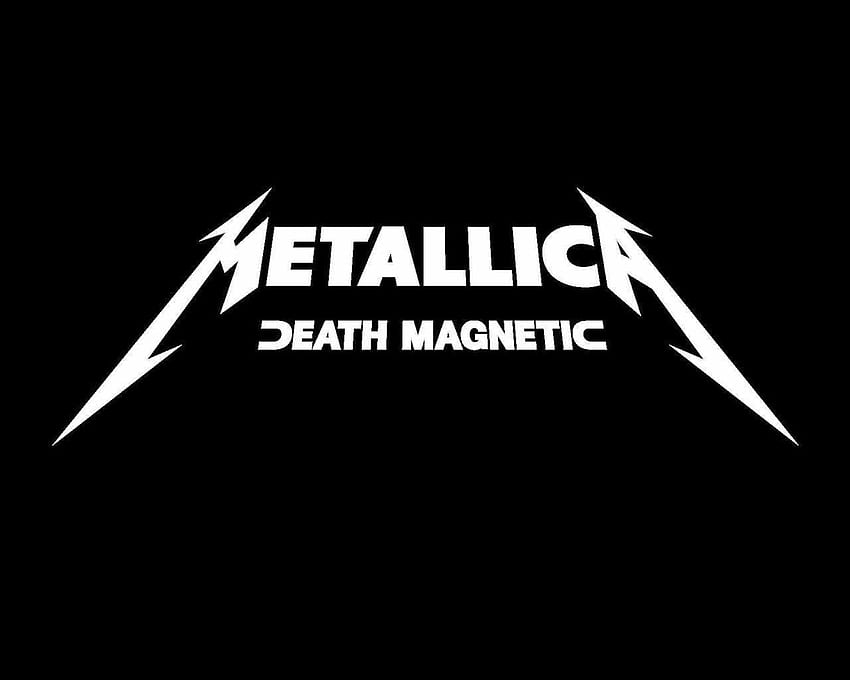 Metallica Logo, Metallica Black HD wallpaper