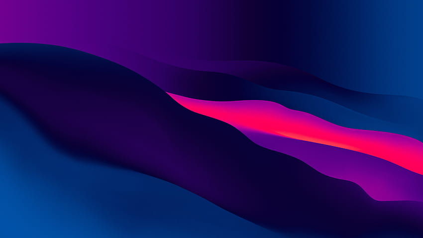 溶岩の抽象的な形成 Mac、紫色の溶岩 高画質の壁紙