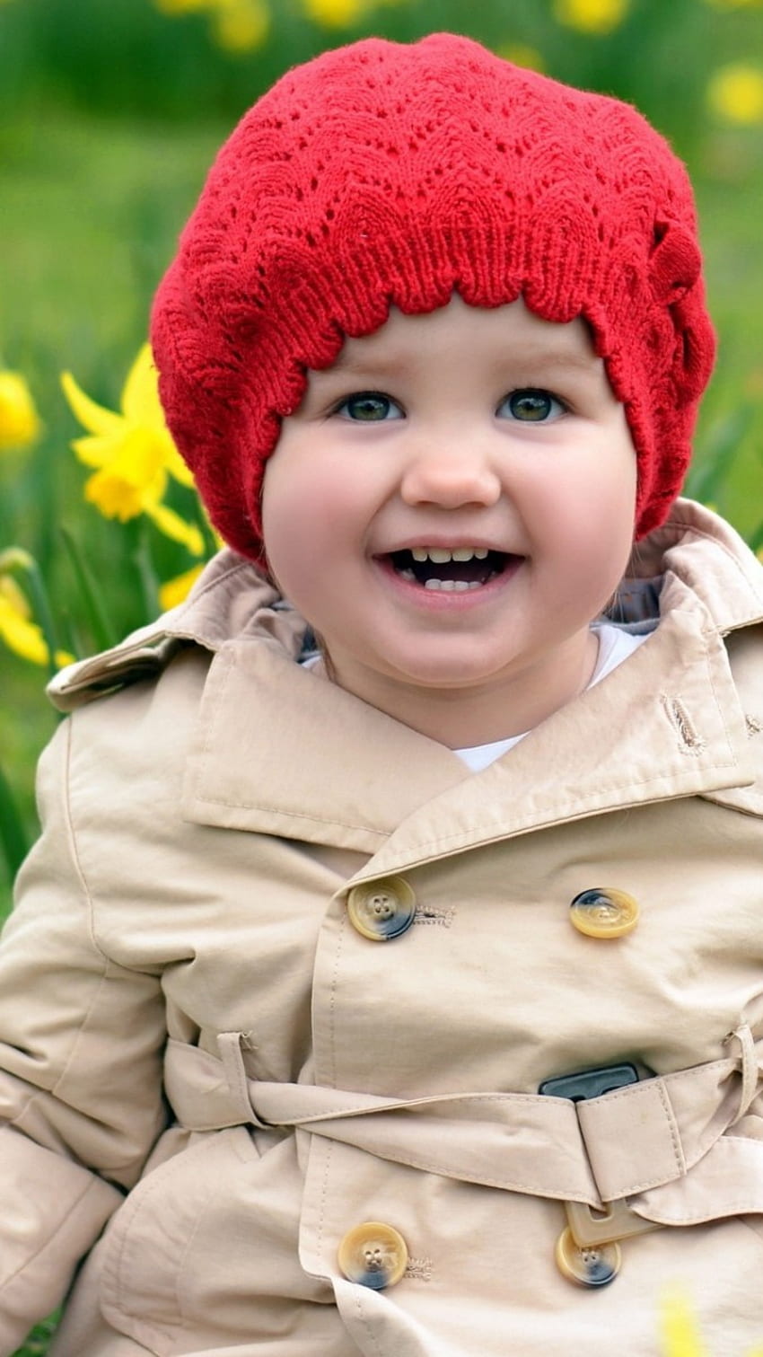 Süßes Lächeln, lachendes Baby, Smiley-Gesicht HD-Handy-Hintergrundbild