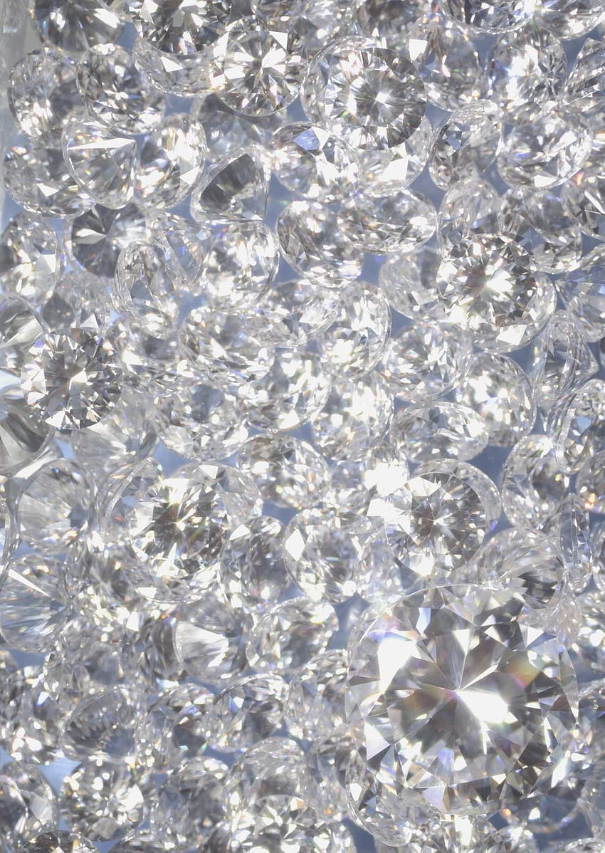 알렉사 온. 다이아몬드, 반짝이 배경, 다이아몬드 미학 HD 전화 배경 화면