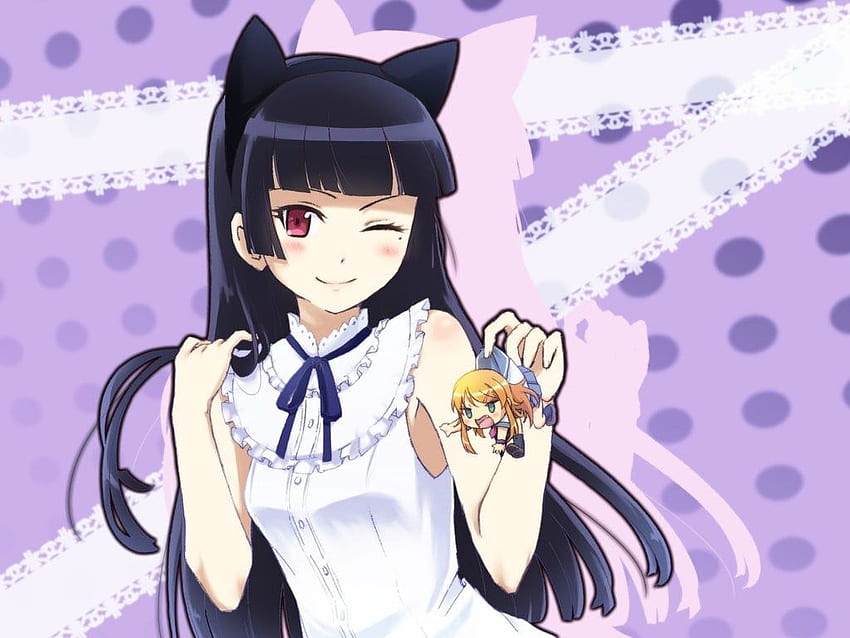 HD wallpaper: anime girls, cat girl, Gokou Ruri, Ore no Imouto ga