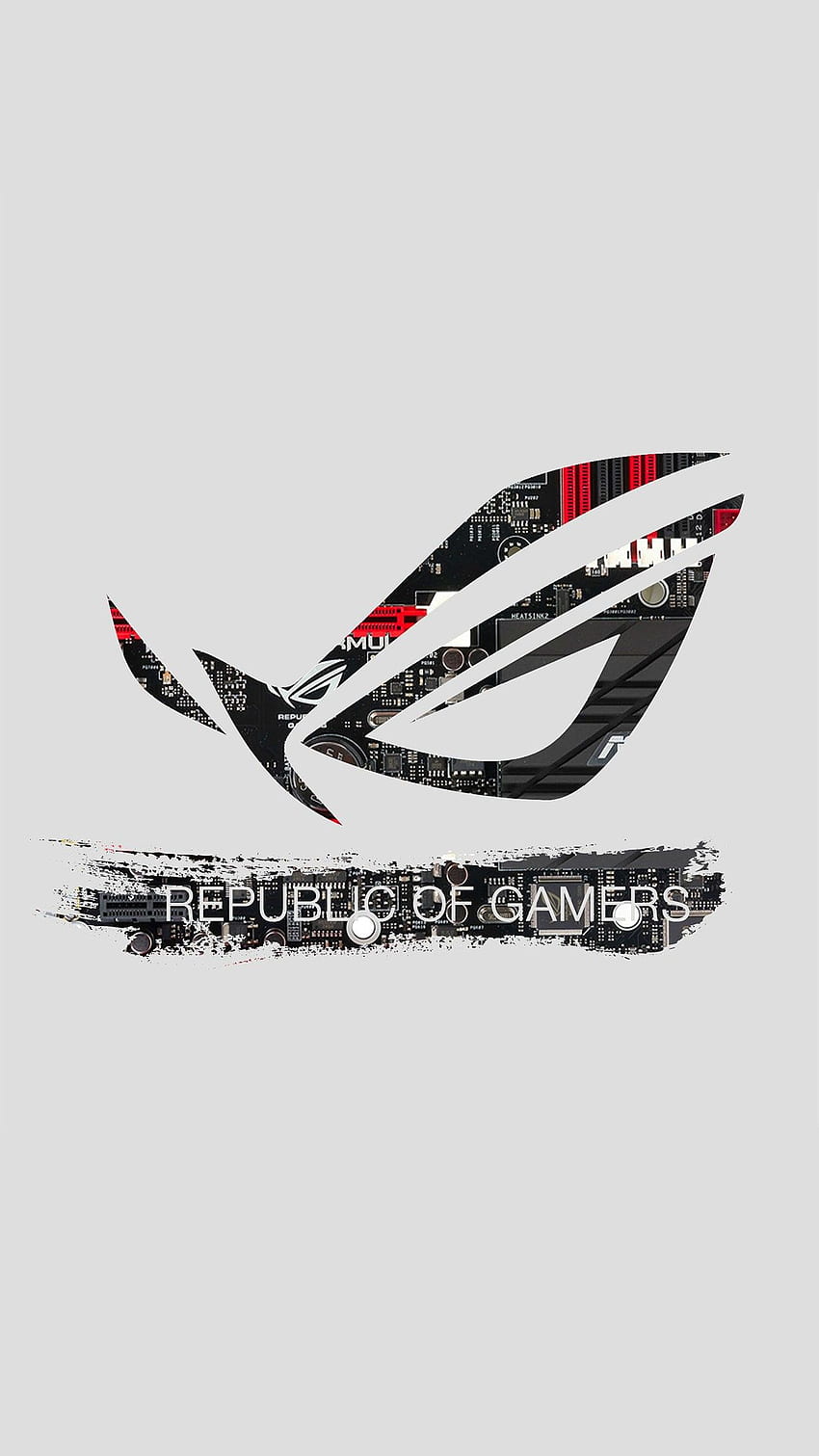 Asus ROG Logo for iPhone 11, Pro Max, X, 8, 7, 6 - on 3 HD phone wallpaper