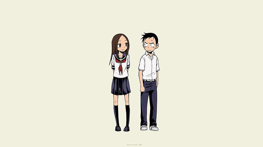 Minimal, Nishikata, Takagi, Anime HD-Hintergrundbild
