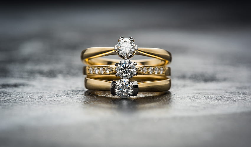 Anello di diamanti, gioielli, gioielli con diamanti Sfondo HD