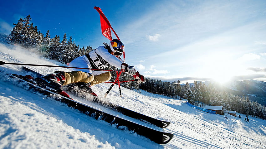 Il ritorno allo sci di Jon Olsson, Trick Skiing Sfondo HD