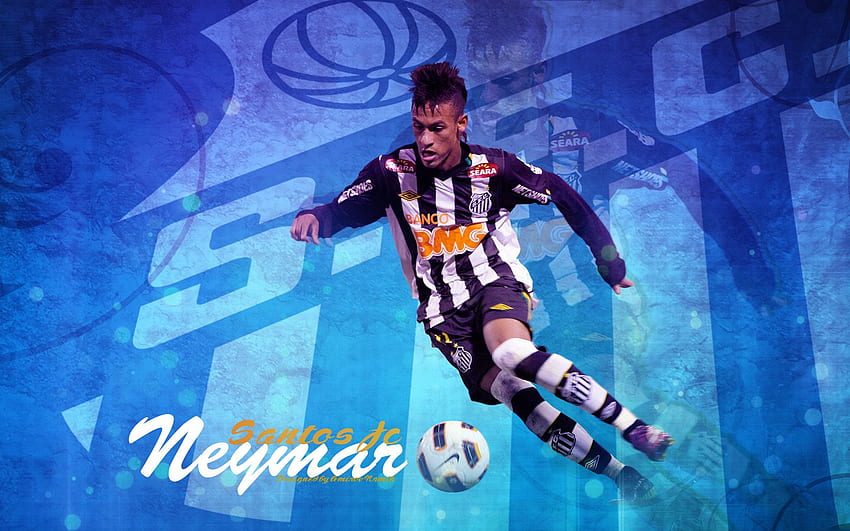 Neymar . Celebrate Brazil's Bright Soccer Future. Neymar, Neymar jr, Neymar jr , Santos FC HD wallpaper