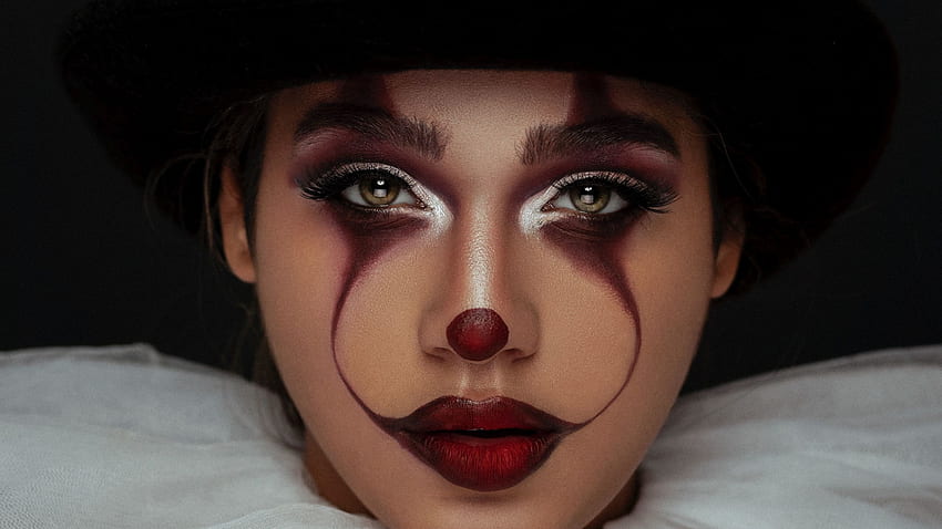 model wanita, joker, make up, lebar ganda, 2560X1440 Makeup Wallpaper HD