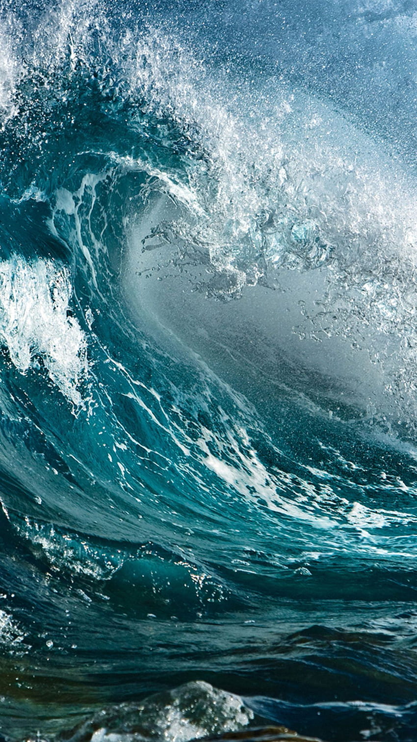 Ocean waves HD phone wallpaper
