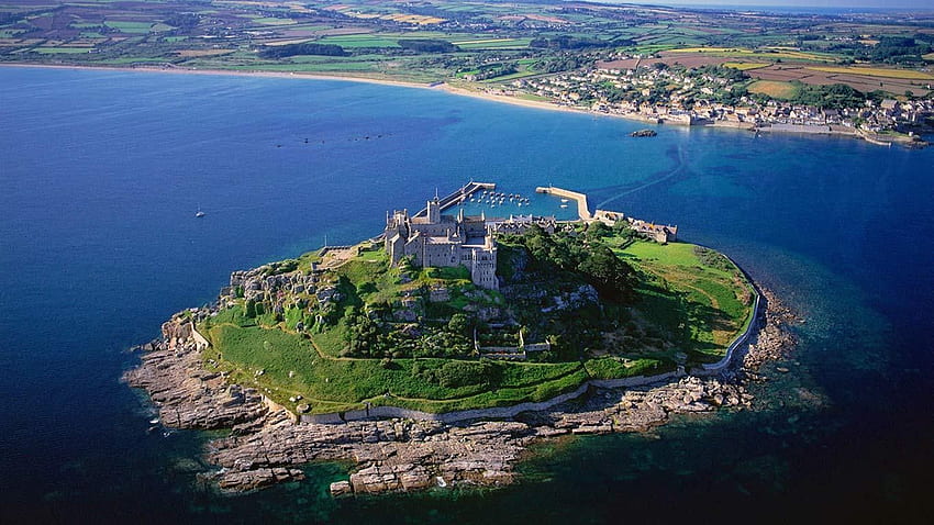 Coast, England, islands, seascapes, Cornwall, bing HD wallpaper | Pxfuel