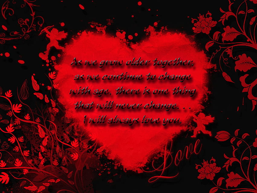 I will always love you, love, red HD wallpaper | Pxfuel