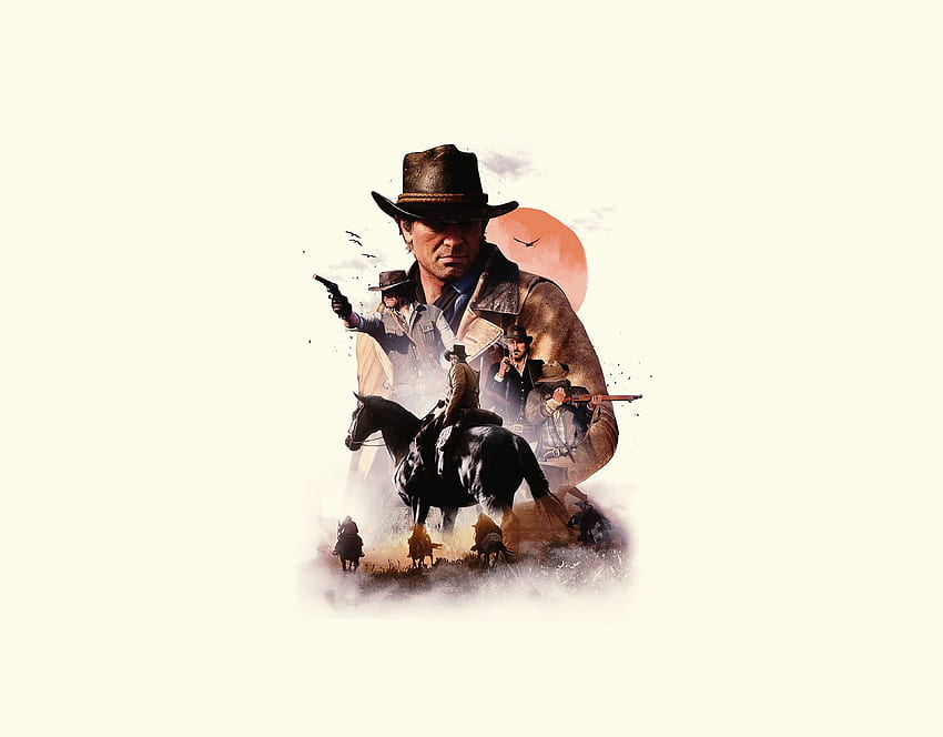 Videojuego, póster, Red Dead Redemption 2, mínimo fondo de pantalla