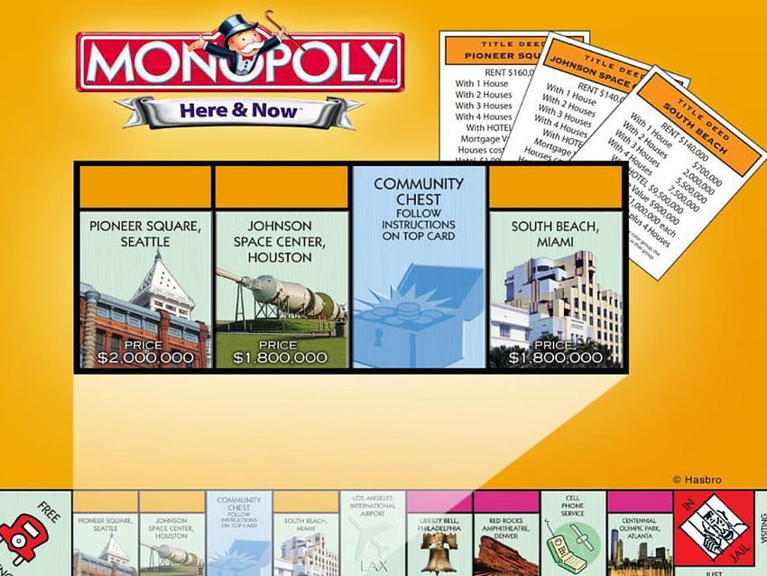 Monopoli, permainan papan Wallpaper HD