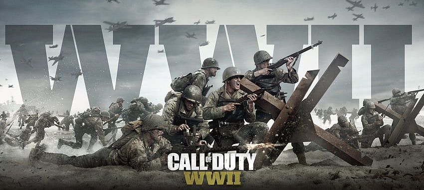 Call of Duty: WWII und Hintergrund, Zweiter Weltkrieg HD-Hintergrundbild