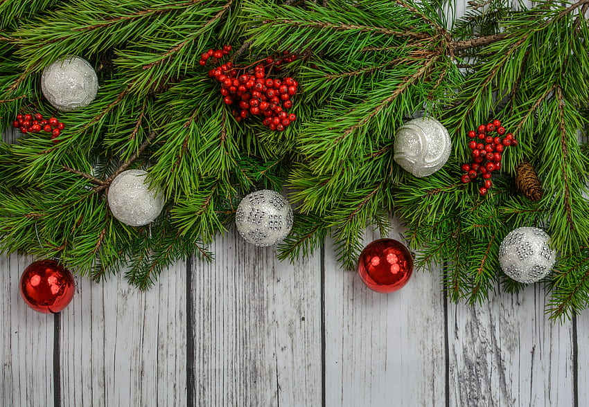 Decorations, Christmas, holiday HD wallpaper