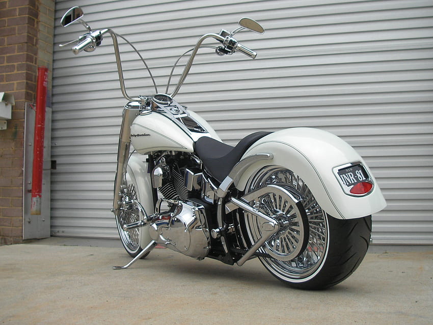 custom lowrider, motorcycles, harley, bikes, chopper HD wallpaper