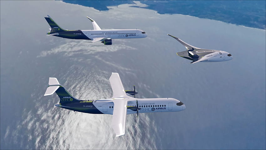 Airbus Reveals New Zero Emission Concept Aircraft Innovation Airbus, Future Aircraft HD wallpaper