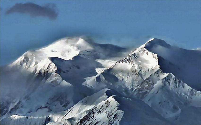 Denali (Mt. McKinley), Denali, graphy, landscape, McKinley, USA, Chugach National Forest, mountain, Alaska, National Park, scenery, wide screen, nature HD wallpaper