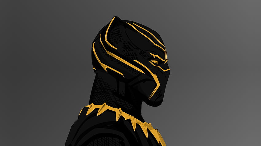 Black panther, 2018 movie, Erik killmonger's golden suit HD wallpaper